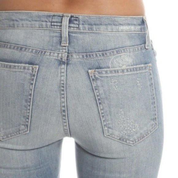 Current/Elliott Flare Jeans Retro 70's Jeans The Girl Crush High Waisted Sz 26 - Picture 9 of 9